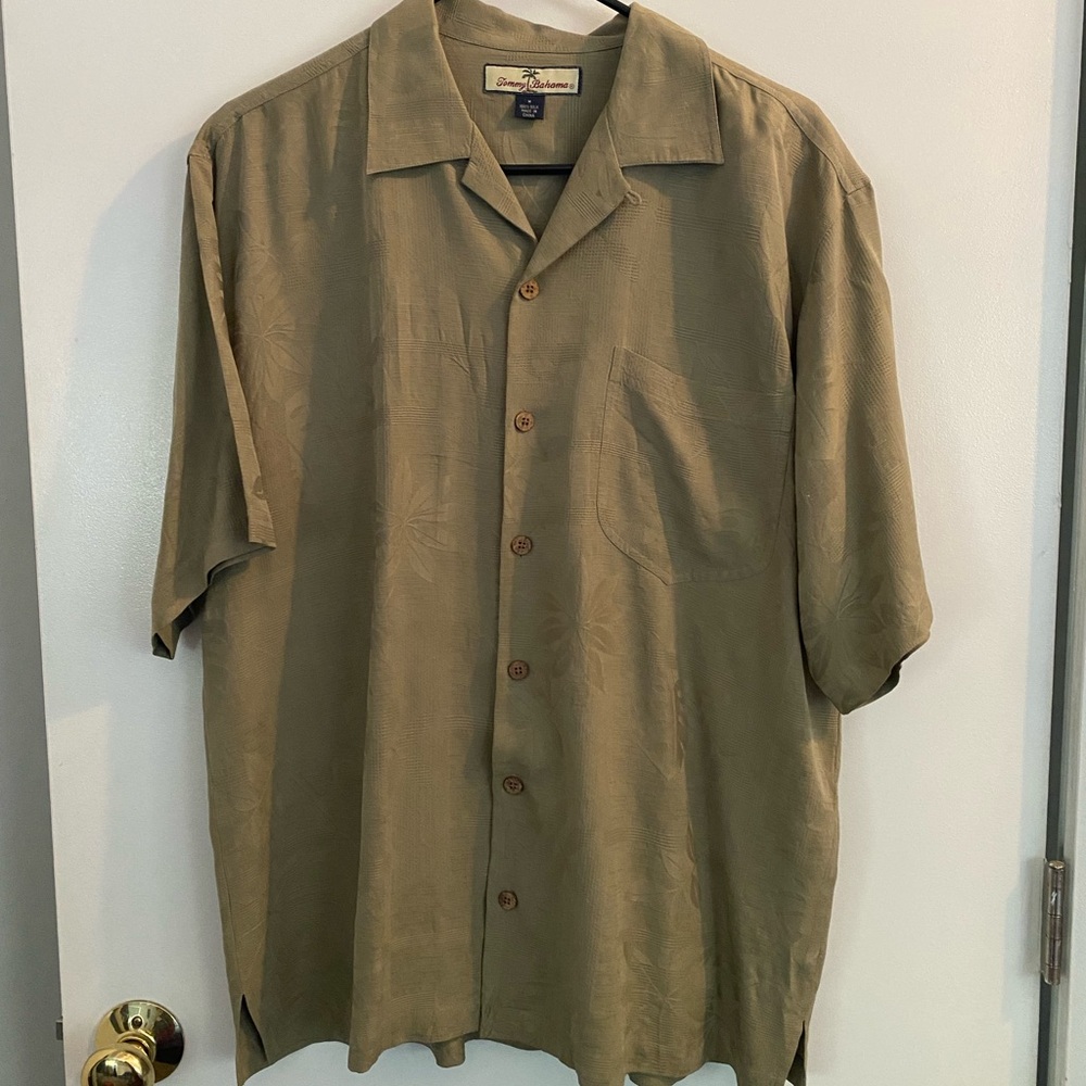 Tommy Bahama Tropical Isles Silk Camp Shirt - Men’s M